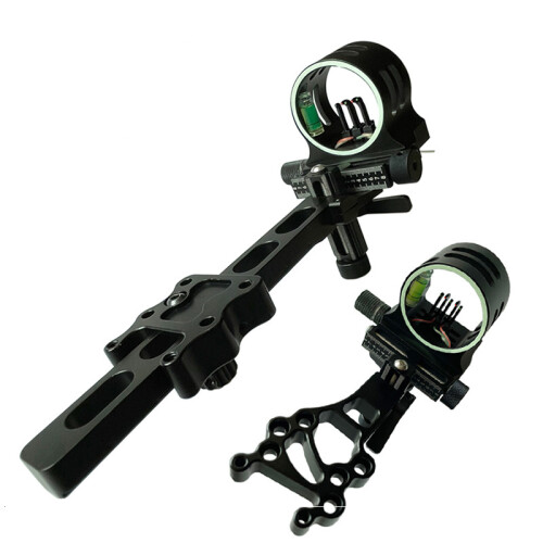 Compound Bow 5-Pin Sight with Light Adjustable Windage Elevation