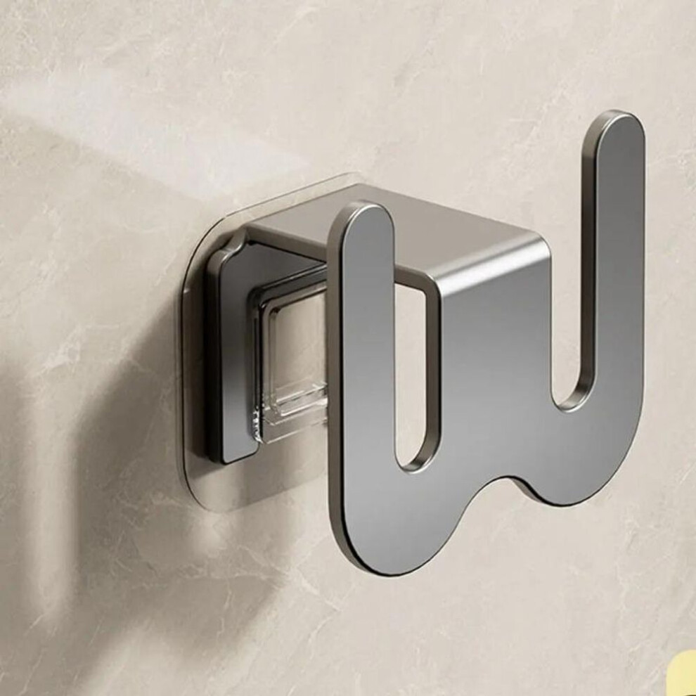 (grey) 1pcs Bathroom Slipper Rack Slippers Hanging Shelf Storage Organizer Multifunctional Toilet Shoes Rack Simple Bathroom Storage Hook