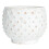 Creative Co-Op Distressed Terra Cotta Blomkruka, Vit 5