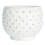 Creative Co-Op Distressed Terra Cotta Blomkruka, Vit 4