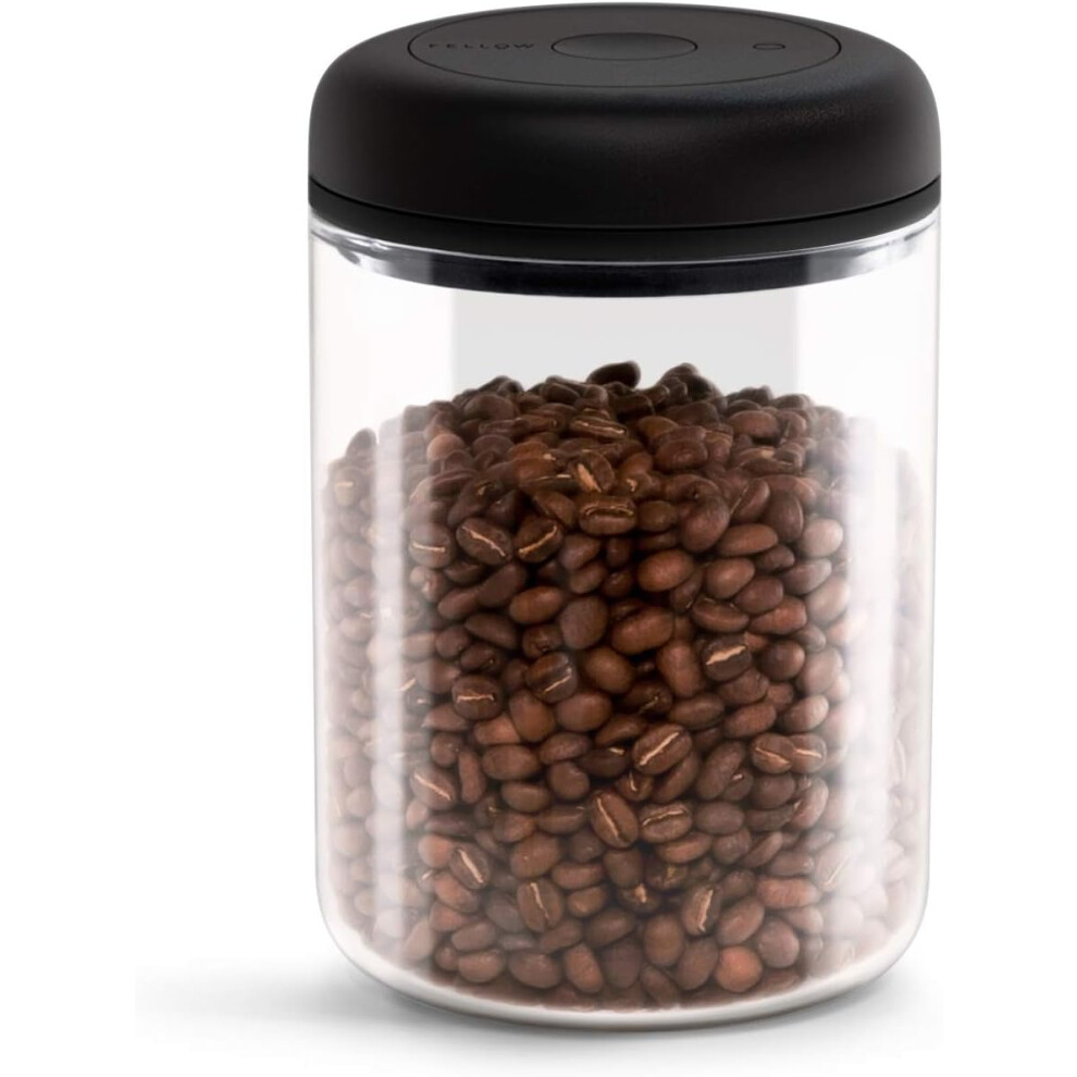 (Large (1,2 L), Clear Glass) Airtight Sealed Container, Clear Glass, Large Coffee Bean Storage