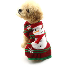 NACOCO Dog Snow Sweaters Snowman Sweaters Xmas Dog Holiday Sweaters Ne