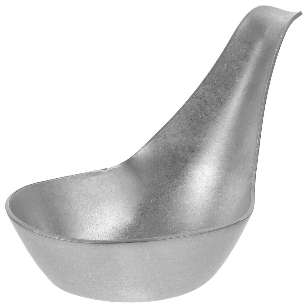 Kricely Cream (As Show, One Size) Stainless Steel Sauce Spoon Ice Spoon Caviar Spoon Ice Spoon Dinner Table Dessert Spoon