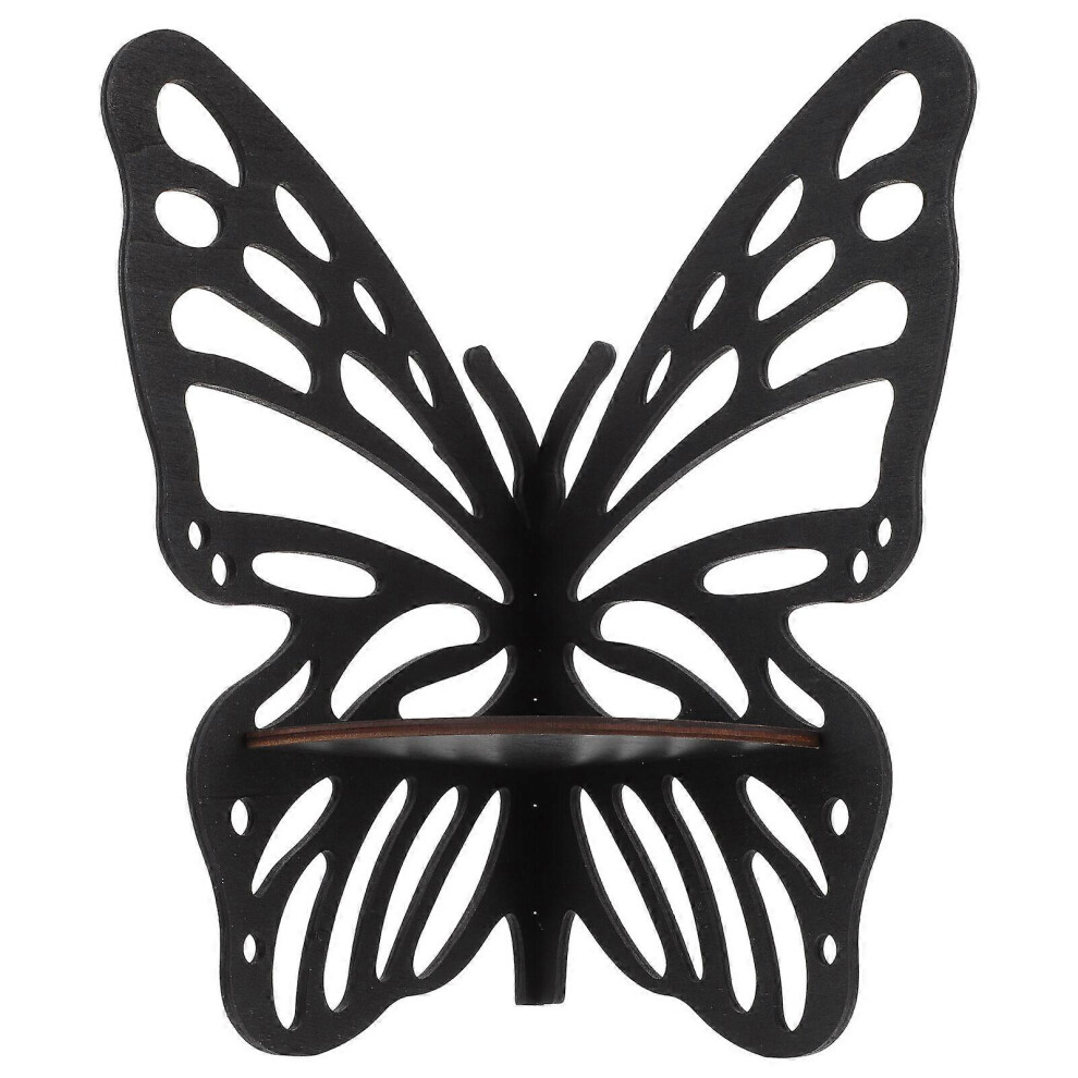 Kricely (As Show, One Size) Butterfly Corner Shelf Wall Display Rack Crystal Display Shelf Wall Mounted Rack