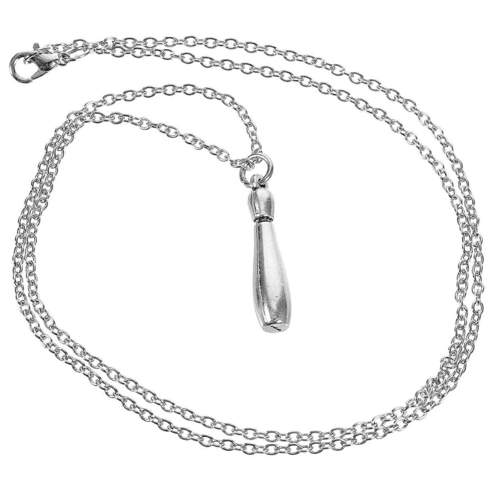 Kricely (As Show, One Size) Fashion Necklace Bowling Necklace Pendant Neck Chain Hanging Pendant Necklace