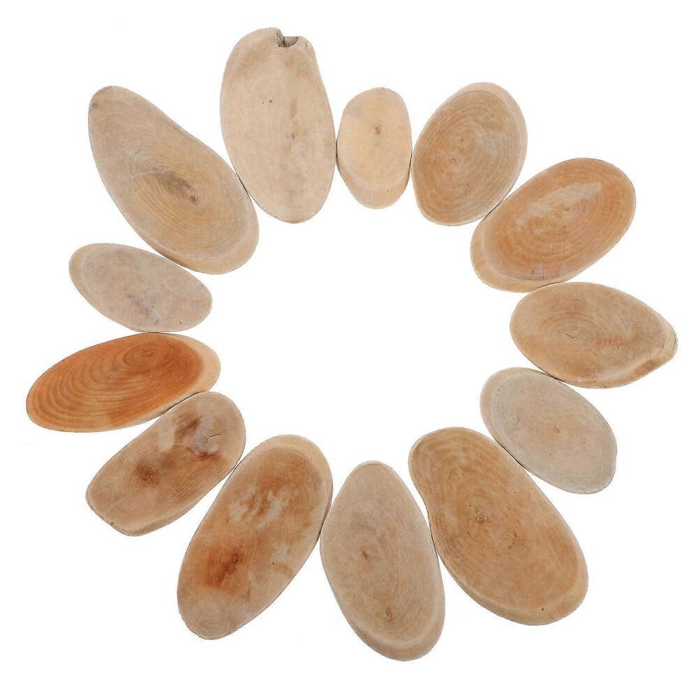 Kricely (8.50X4.50x0.50cm, One Size) 1 Set Of Natural Drift Wood Pieces Wedding Drift Wood Slices Vase Filler Decor For Wedding