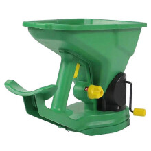 (As show, One size) Hand Crank Seeder Seeds Broadcaster Spreader Portable Seed Spreader Hand Held Seed Spreader