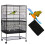 Daoeny Large Bird Cage Cover Bird Cage Seed Catcher Adjustable Soft Nylon Mesh Net with Twinkle Moon Star Birdcage Cover Skirt Seed Guard for 1