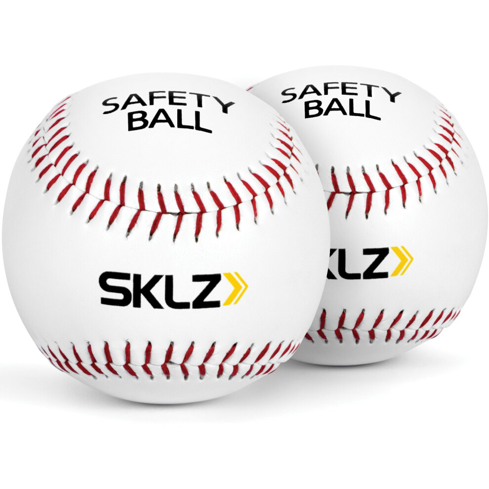 SKLZ Soft Cushioned Safety Baseballs 2 Pack White Pearl