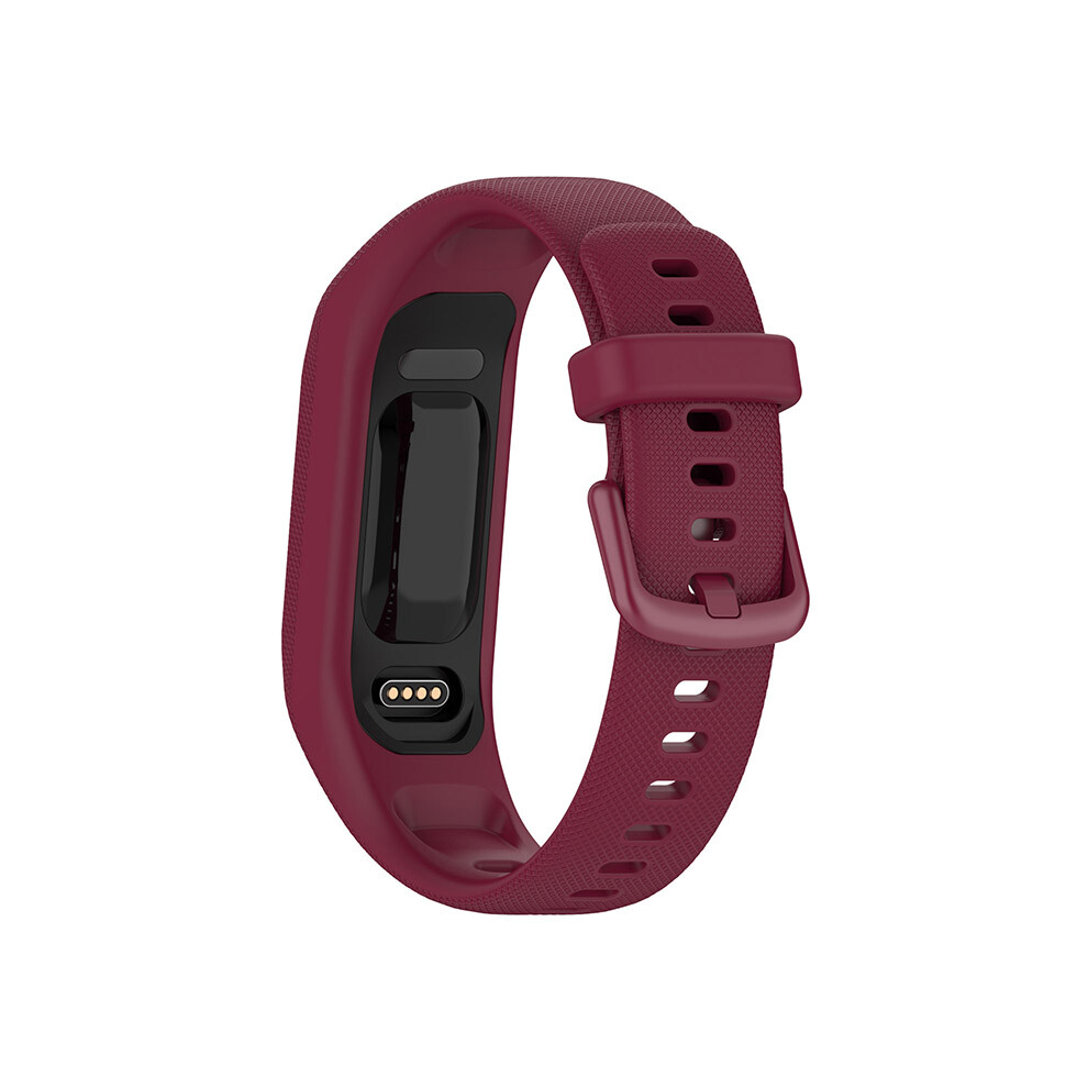 ( Wine Red) Smart Bracelet Strap For Garmin Vivosmart 5 Replacement Wristband Color Silicone Strap Not,Specified 688249405048