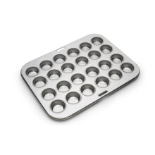 Forma na mini muffiny a ko cky Fox Run 10,5 x 13,75 x 1,5 palca, 24 lok, nehrdzavej ca ocel
