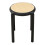 Living And Home (Black) 6 PCS Plastic Backless Stacking Stool 3