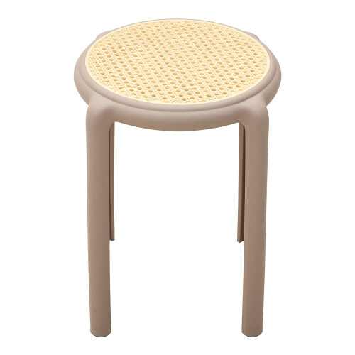 Living And Home (Khaki) 6 PCS Plastic Backless Stacking Stool 2