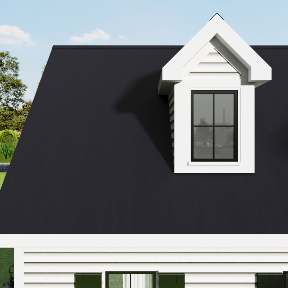 (Black) 1 Roll 5x1m Asphalt Shingles Bitumen Houses Shed Roofing Decoration