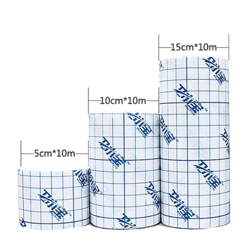 (5cm x 10m) 1roll Waterproof Adhesive Wound Dressing Medical Fixation Tape Bandage 3sizes