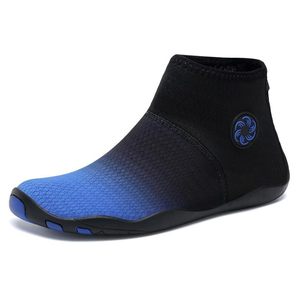 (blue, 43) Men Aqua Shoes Women Diving Socks Barefoot Swimming Water Shoes Upstream Beach Wading Sports Sneakers For Fitness Yoga Surfing