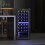 Homcom HOMCOM 86L Dual Zone Wine Cooler with Adjustable Temperature Control, Black 1