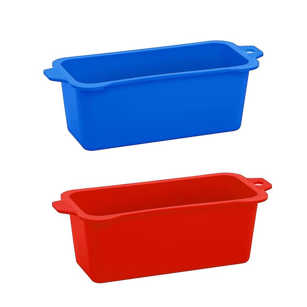 (Royal Blue Red, One size) Silicone Blackstone Grill Grease Cup Liners, Blackstone Drip Pan Liners, Reusable Blackstone Griddle Grease Catcher-image-OPC-PG7FHYF-NEW