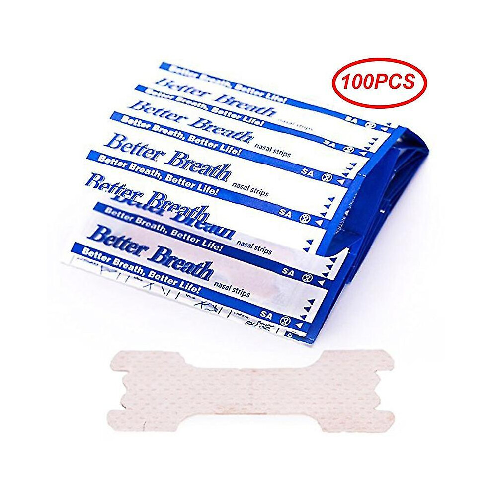 (100pcs) 100-300pcs Better Breath Nasal Strips Right Aid Stop Snoring Nose Patch