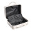 Living And Home (Pearl White) Portable Plastic Makeup Case for Travel 5