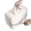 Living And Home (Pearl White) Portable Plastic Makeup Case for Travel 6