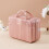 Living And Home (Rose Gold) Portable Plastic Makeup Case for Travel 3