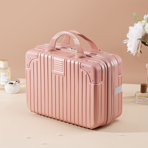 Living And Home (Rose Gold) Portable Plastic Makeup Case for Travel 2