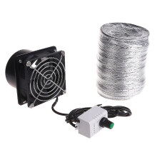 (Fan 6m tube) Smoke Absorber Fume Extractor Fan Pipe Duct Exhuast Fan Usb Adjustable Speed
