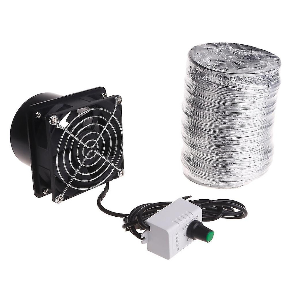 (Fan 6m tube) Smoke Absorber Fume Extractor Fan Pipe Duct Exhuast Fan Usb Adjustable Speed