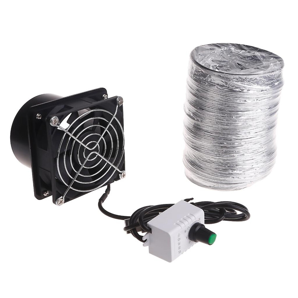 (Fan 3m tube) Smoke Absorber Fume Extractor Fan Pipe Duct Exhuast Fan Usb Adjustable Speed