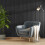 Living And Home Black Walnut Wood Grain Decorative Slat Wall Panel, 240cm x 60cm 1