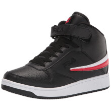 Fila Men's A-High Top Sneaker Black/Red/White 8
