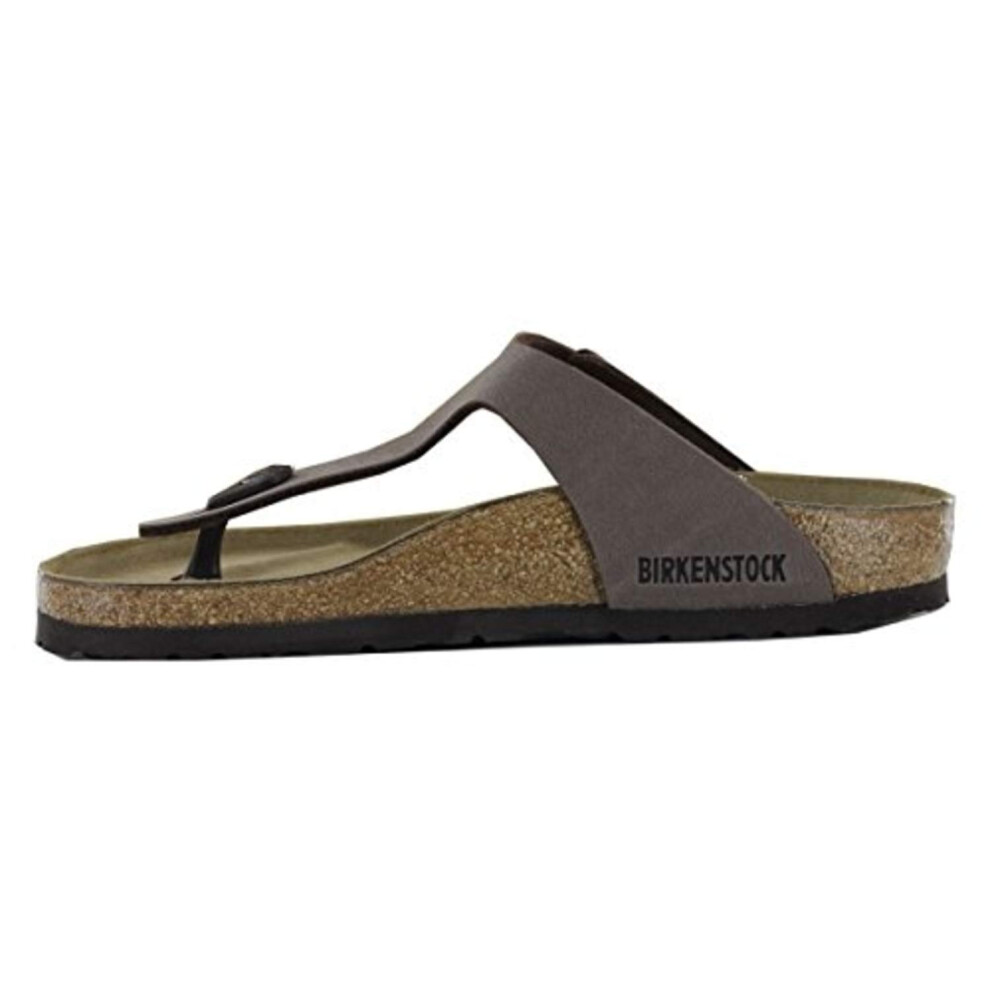 Birkenstock Women's Flip Flops  Brown Mocca Nubuk  44 EU