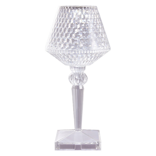 Living And Home USB Cable Acrylic Dimmable Table Lamp Bedside Lighting Decor 2