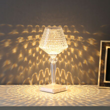 USB Cable Acrylic Dimmable Table Lamp Bedside Lighting Decor
