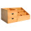 Homcom HOMCOM Organiser Holder Multi-Function Storage Caddy Drawers Natural Bamboo 9