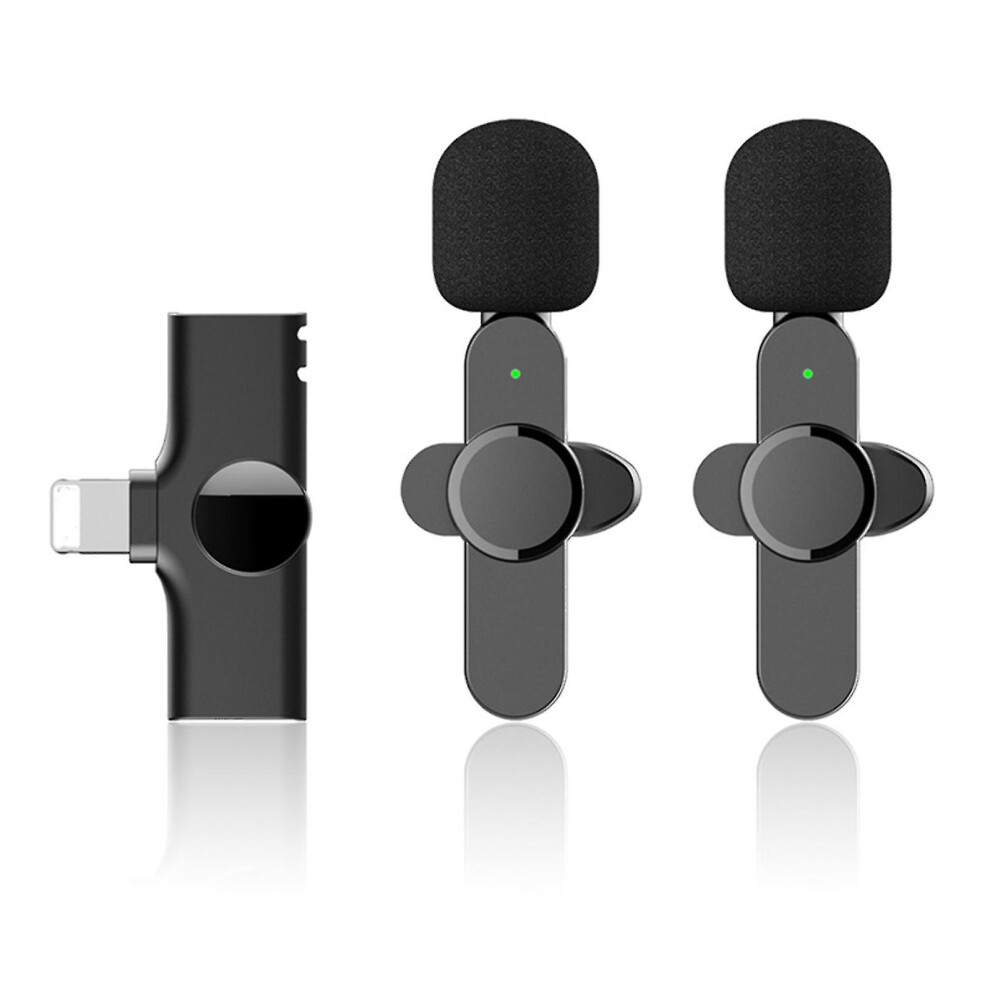 (for iphone, 2 Pack) 2 Pack Wireless Lavalier Microphone For Iphone Ipad, Wireless Microphones, Professional Wireless Microphone, Plug-play Wireless M