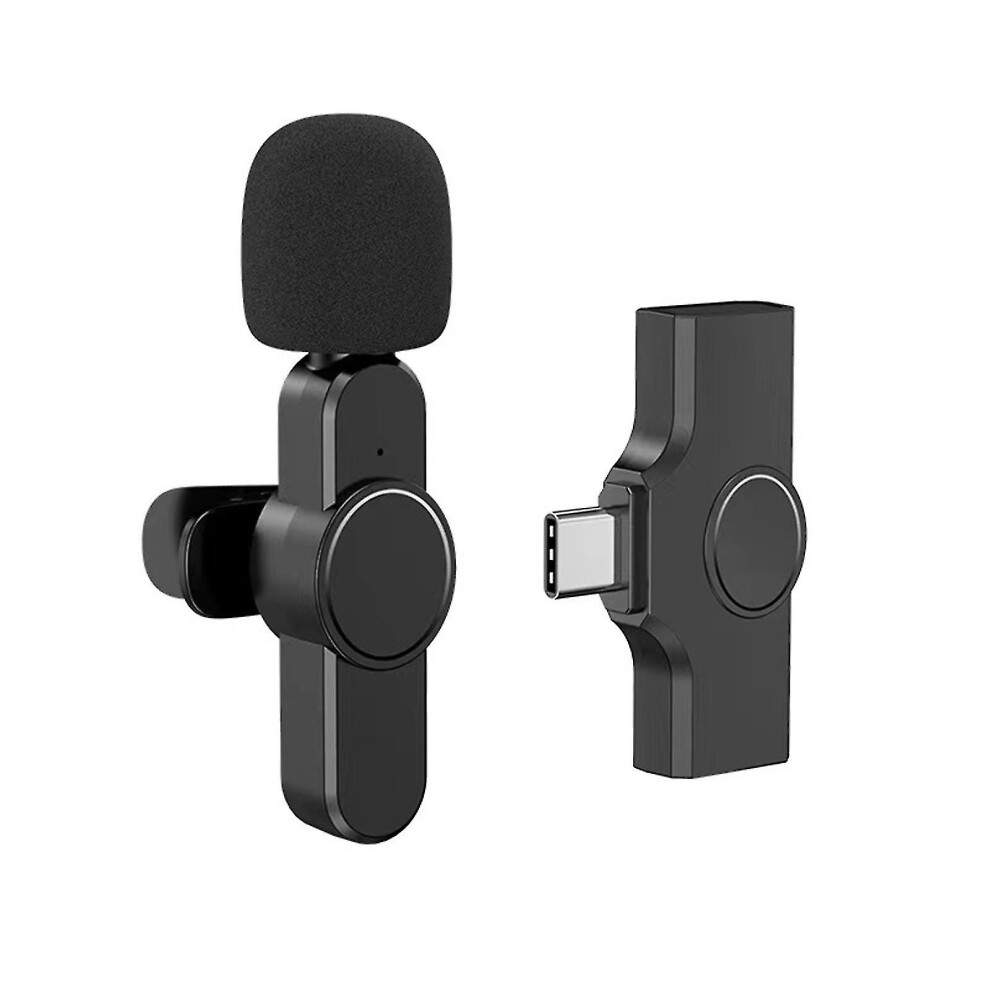 (type-c, 1 Pack) 2 Pack Wireless Lavalier Microphone For Iphone Ipad, Wireless Microphones, Professional Wireless Microphone, Plug-play Wireless Mic