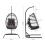 Living And Home Outdoor Hanging Egg-Shaped Chair 6