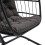Living And Home Outdoor Hanging Egg-Shaped Chair 5