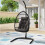 Living And Home Outdoor Hanging Egg-Shaped Chair 2