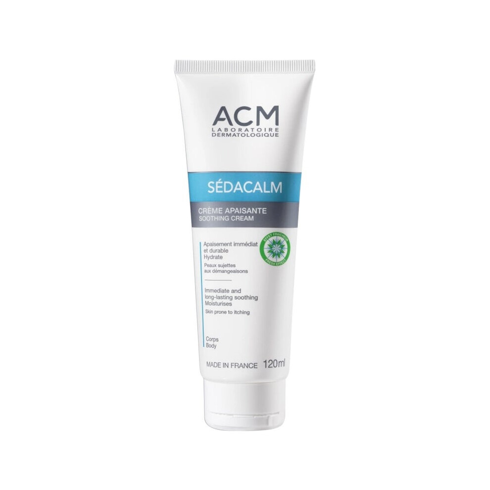 Acm Cream Sedacalm Soothing 120 Ml | Relieves Itching & Redness For Sensitive Skin | Calms Skin Prone To Irritation | Anti-Itch