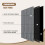 Living And Home Grey Walnut Wood Grain Decorative Slat Wall Panel, 240cm x 60cm 3