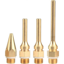 (As show, One size) LINJOU Piece Kit Copper Hot Glue Gun Nozzle, 10.8mm Thread Diameter Interchangeable Nozzles Hot Melt Gun Replacement Accessory Tool