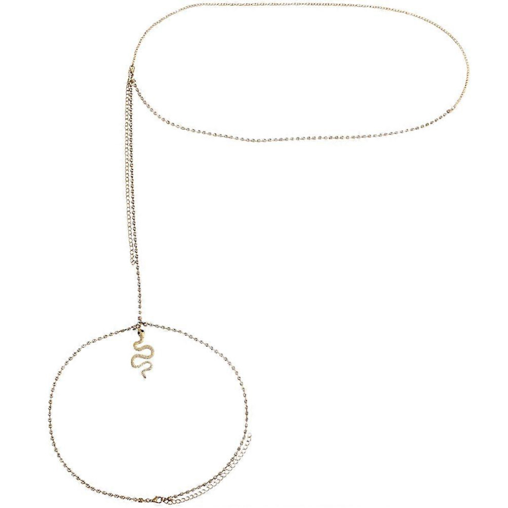 (As show, One size) Snake Pendant Waist Leg Chain Thigh Chain Sexy Body Chain Jewelry for Women-image-OPC-PG7G2QC-NEW