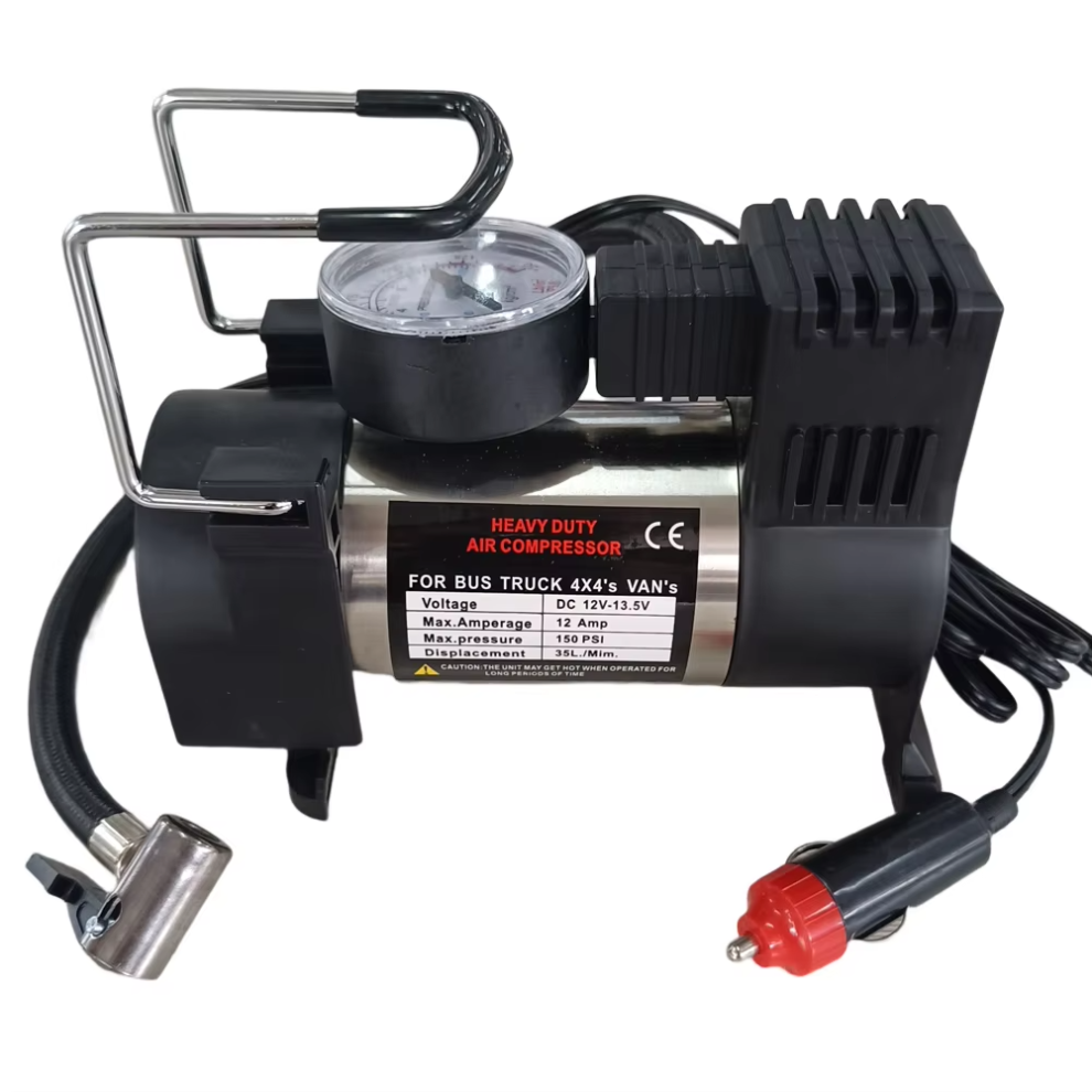 Dc 12V 150Psi Mini Air Compressor Electric Tire Inflator With Gauge 4623024251966