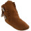 Minnetonka Two Button Boot Soft Leather Sole Mens Boot 10 DM US Brown 1
