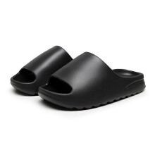 (40 41, Black) Summer Sliders For Men Women EVA Soft Thick Sports Slippers Home Bathroom Non-slip Sandals