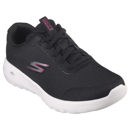 Skechers Skechers Dames Go Walk Joy-Ecstatic Sneaker, Zwart/Wit, 8 Breed 1