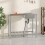 Living And Home Freestanding Single Bowl Kitchen Sink with Draining Board 2